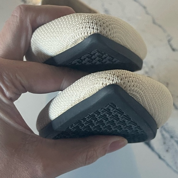 VIVAIA Pointed-Toe Ballet Flats Aria 5° shflatse2112070002 Cream Ivory Sz 42 12 - Picture 6 of 14